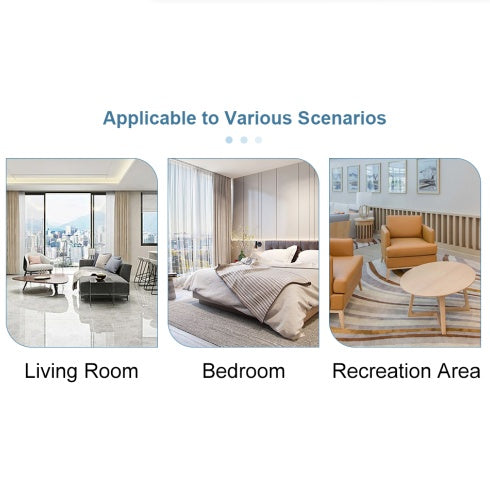 Gray Textured MDF Coffee Table – Modern Design for Living Room